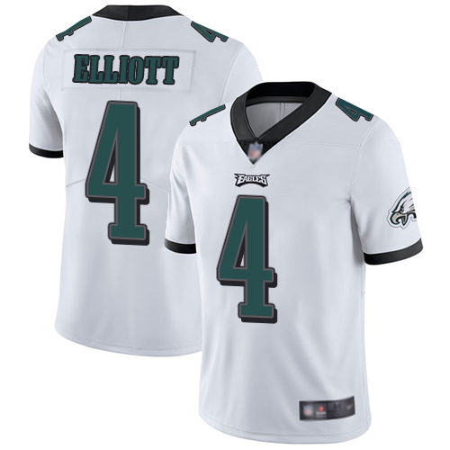 Men Philadelphia Eagles 4 Jake Elliott White Vapor Untouchable NFL Jersey Limited Player Football